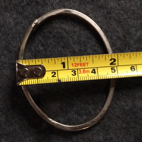 Abalone Shell and Alpaca Silver Bangle - Picture 6 of 7